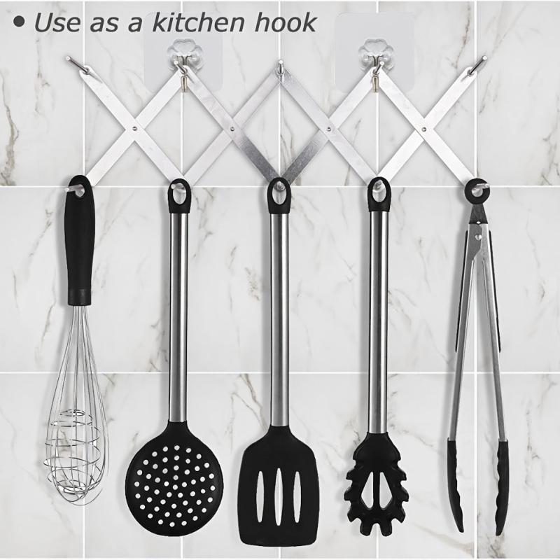 Stainless Steel Folding Pot Lid Rack for Ribs, Roast Meat - Multifunctional
