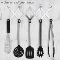 Stainless Steel Folding Pot Lid Rack for Ribs, Roast Meat - Multifunctional