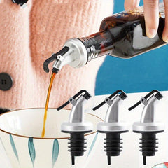 4pcs Pour Spouts Olive Vinegar Wine Dispenser Bottle Stopper Spout
