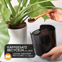 Shock Absorbent Coffee Knock Box Anti Slip Espresso Dump Bin Grind Waste Bin