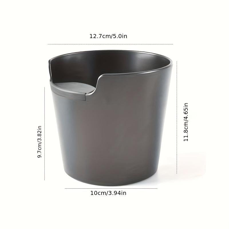 Shock Absorbent Coffee Knock Box Anti Slip Espresso Dump Bin Grind Waste Bin
