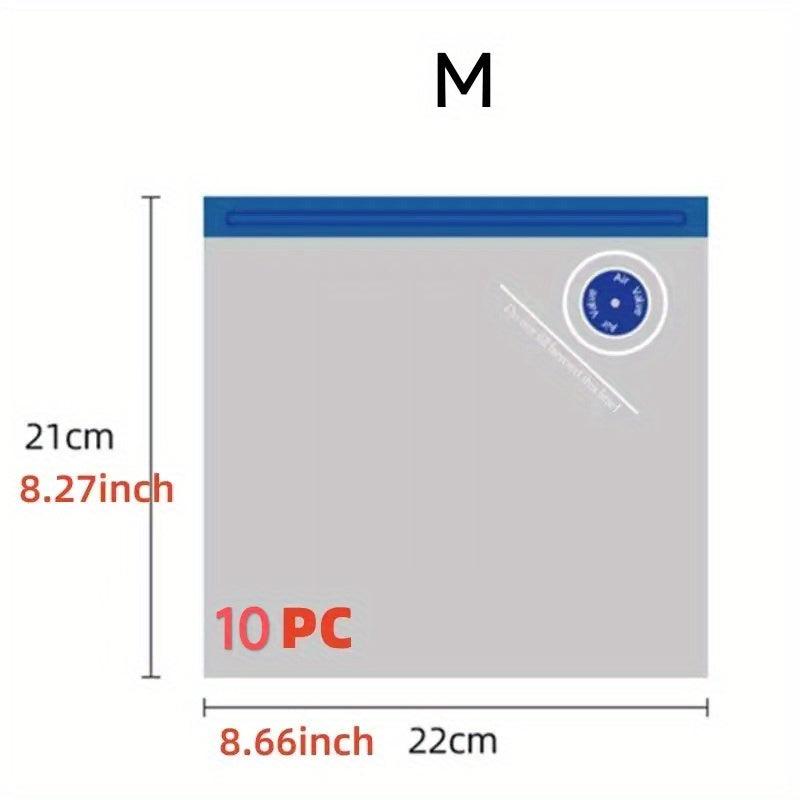 10pcs Vacuum Fresh keeping Bags Self sealing Cooked Food Bags