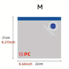 10pcs Vacuum Fresh keeping Bags Self sealing Cooked Food Bags