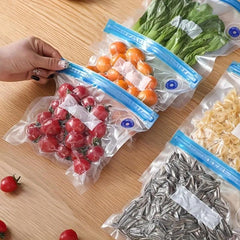10pcs Vacuum Fresh keeping Bags Self sealing Cooked Food Bags