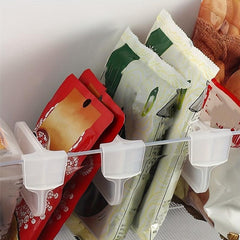 4pcs Fridge Space Allocator Divider Clip Adjustable Retractable Divider Plate
