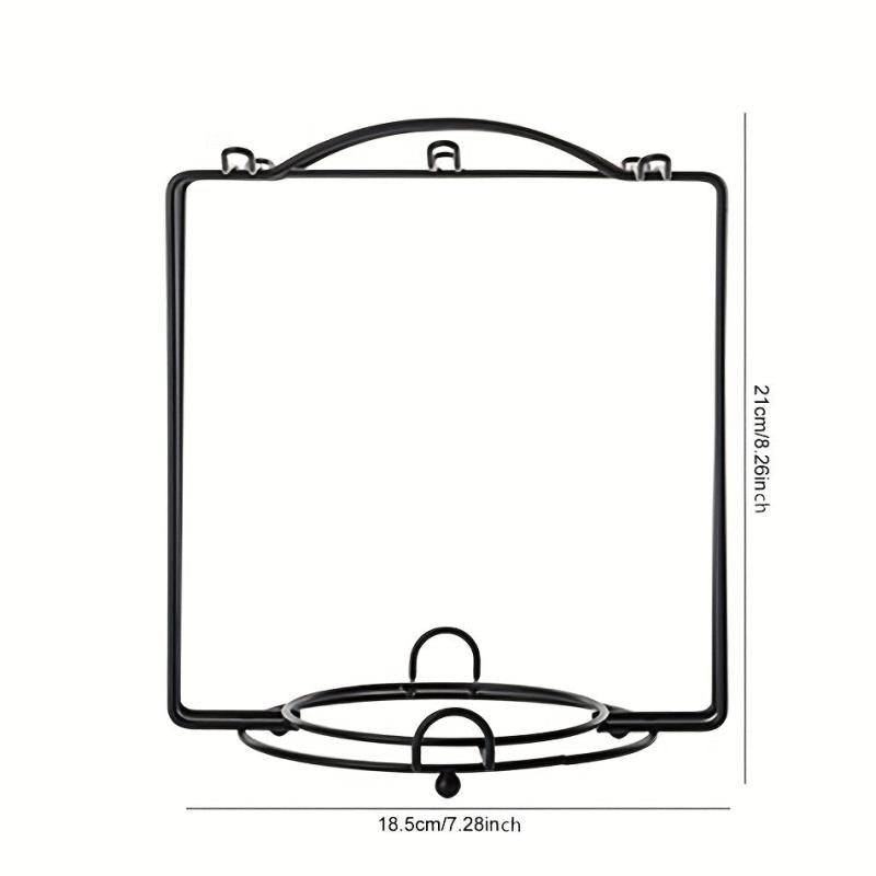 Hanging Cup Holder Coffee Cup Holder with 6 Discs and 6 Cup Bracket