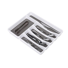 Drawer Organizer 6 grid Utensil Organizer Tray Cutlery Utensil Organizer