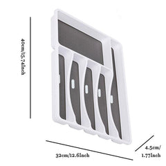 Drawer Organizer 6 grid Utensil Organizer Tray Cutlery Utensil Organizer