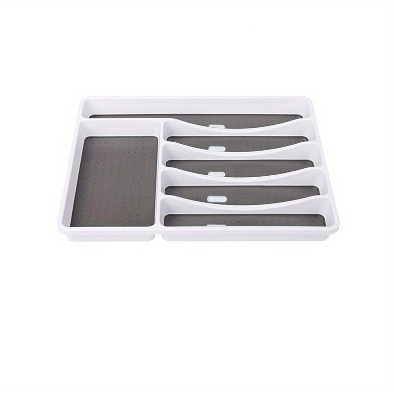 Drawer Organizer 6 grid Utensil Organizer Tray Cutlery Utensil Organizer
