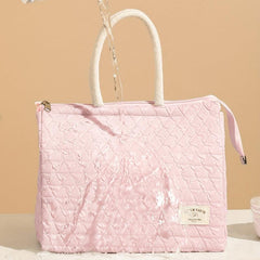 Insulated Lunch Box Bag Bento Handbag Waterproof Student Meal Bag
