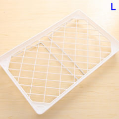 1pc Foldable Storage Rack Shelf Stackable Kitchen and Bathroom Organizer