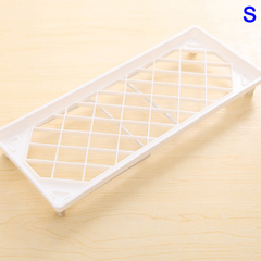 1pc Foldable Storage Rack Shelf Stackable Kitchen and Bathroom Organizer