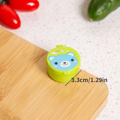 4pcs Mini Sauce Bottles Portable Condiment Container For Bento Lunch Box Camping