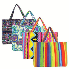 LGBT Rainbow Canvas Bag - Stylish and Large Capacity Tote