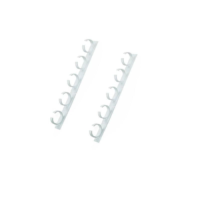 1pc Spice Clips Holder Cabinet Organizer 5 Spice Jars Pantry Inside Cabinet
