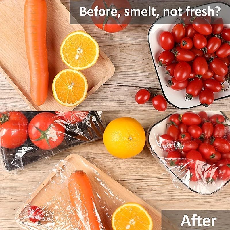 50 pcs Reusable Silicone Food Storage Covers for Bowls Plates Dishes