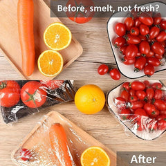 50 pcs Reusable Silicone Food Storage Covers for Bowls Plates Dishes