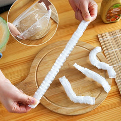 50 pcs Reusable Silicone Food Storage Covers for Bowls Plates Dishes