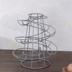 Shockproof Spiral Egg Shelf Hanging Basket for Egg Storage