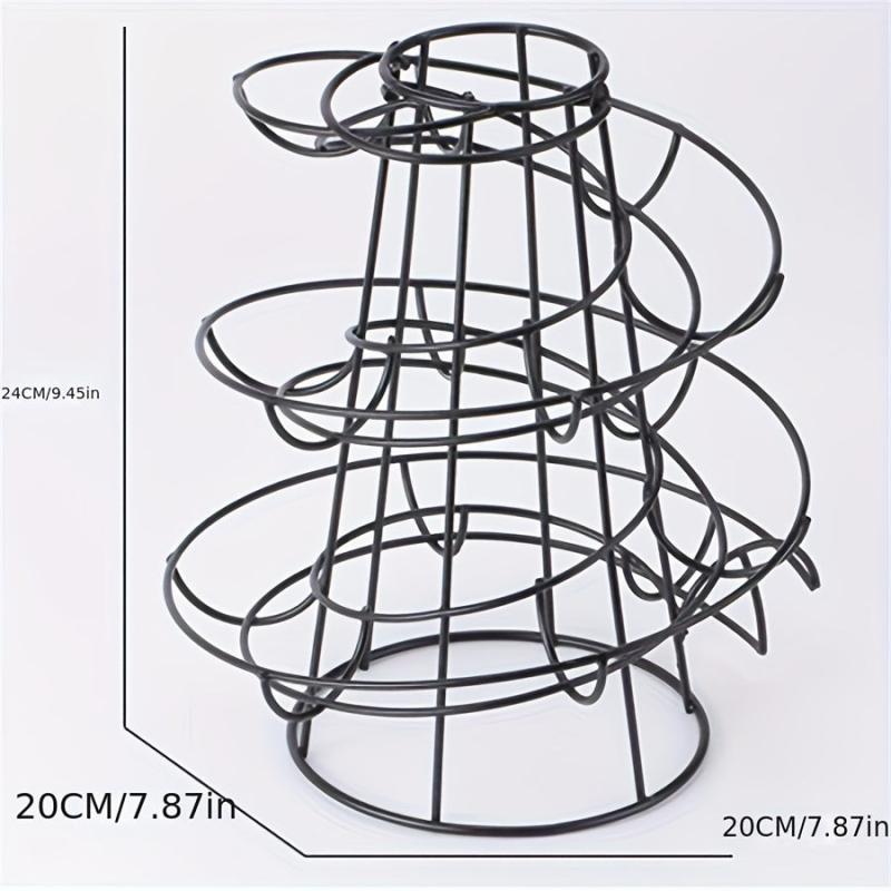 Shockproof Spiral Egg Shelf Hanging Basket for Egg Storage