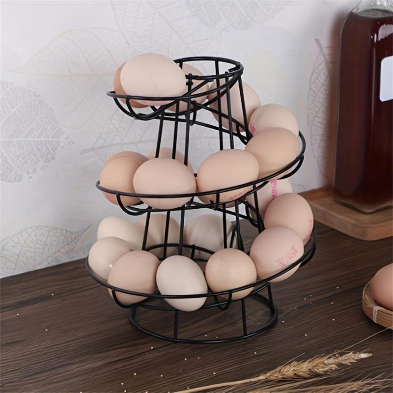 Shockproof Spiral Egg Shelf Hanging Basket for Egg Storage