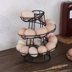 Shockproof Spiral Egg Shelf Hanging Basket for Egg Storage