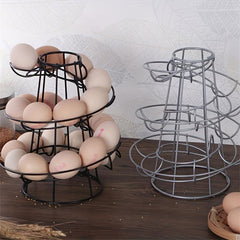 Shockproof Spiral Egg Shelf Hanging Basket for Egg Storage