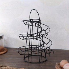 Shockproof Spiral Egg Shelf Hanging Basket for Egg Storage