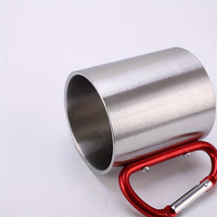 300ml Stainless Steel Double Layer Coffee Cup Portable Travel Mug
