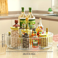 1pc Rotating Spice Rack Condiment Rack Seasoning Storage Box