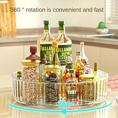 1pc Rotating Spice Rack Condiment Rack Seasoning Storage Box