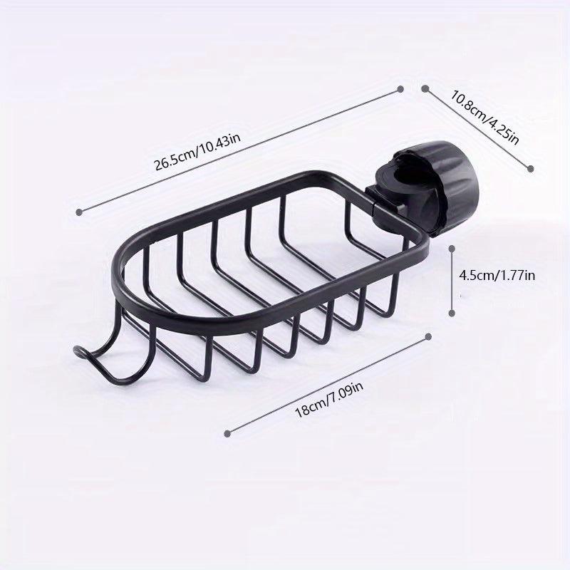 Aluminum Kitchen Storage Rack with Faucet Shelf and Under Sink Organizer