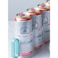 Refrigerator Stackable Can Holder Dispenser for Beer, Soda, Beverages
