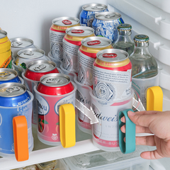 Refrigerator Stackable Can Holder Dispenser for Beer, Soda, Beverages