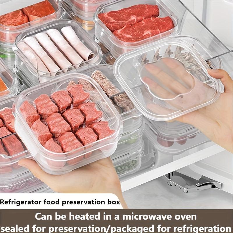 10pcs 350ml Food Preservation Box with Lid - Home Kitchen Storage Container