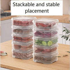 10pcs 350ml Food Preservation Box with Lid - Home Kitchen Storage Container