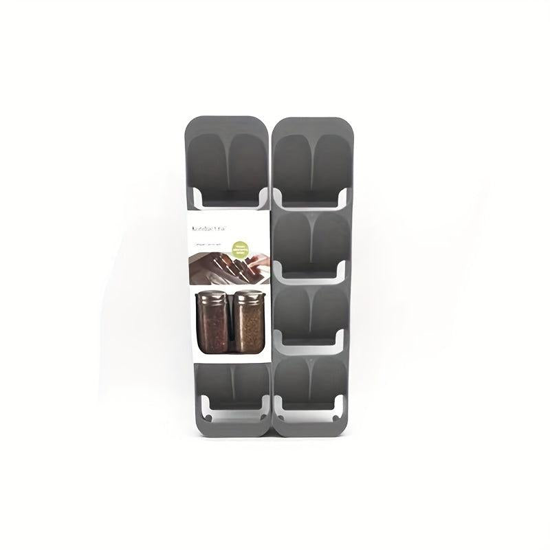 1pc Spice Rack Spice Storage Bottle 8 compartment Seasoning Tank Storage Box
