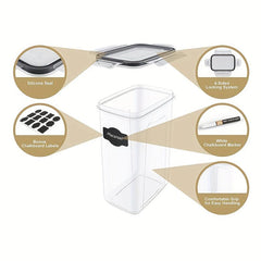 4pcs BPA Airtight Food Storage Container - 2.0L Capacity