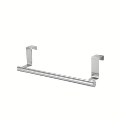 Stainless Steel Single Pole Towel Rack - Cabinet Door Back Type