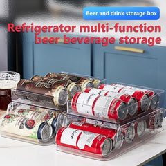 Fridge Beverage Storage Box Double layer Drawer Type Organizer