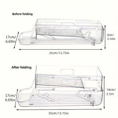 Fridge Beverage Storage Box Double layer Drawer Type Organizer