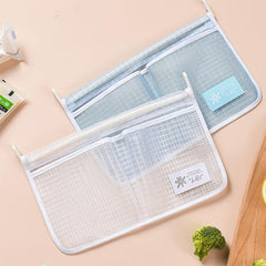 Kitchen Storage Mesh Bag for Refrigerator Door Organization