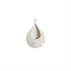 Jute Eco Teardrop Hanging Basket - Bohemian Handwoven