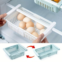 Refrigerator Hanging Storage Basket Layered Shelves Pull-out Egg Rack Kitchen