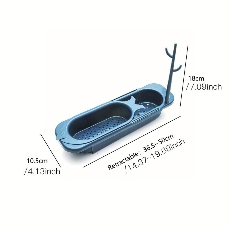 Telescopic Sink Drain Storage Rack - Kitchen Sink Organizer