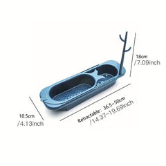 Telescopic Sink Drain Storage Rack - Kitchen Sink Organizer