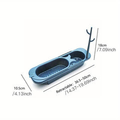 Telescopic Sink Drain Storage Rack - Kitchen Sink Organizer