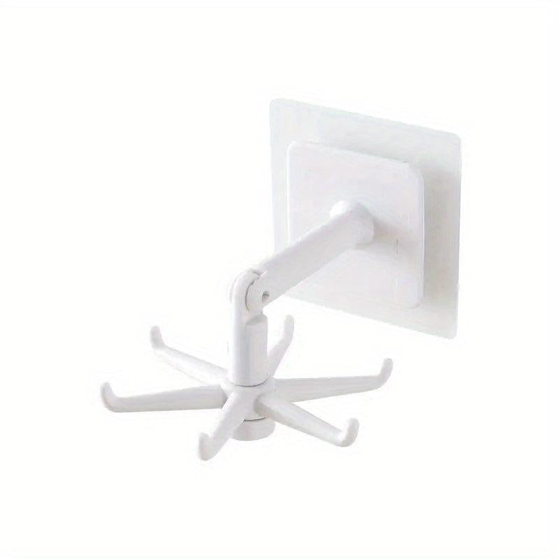 Modern Kitchen Shelf with Adhesive Hooks for Pot and Chopping Board