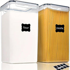 2 Pcs XL Tall Airtight Food Storage Containers 5 9qt 6 5L Plastic BPA Free
