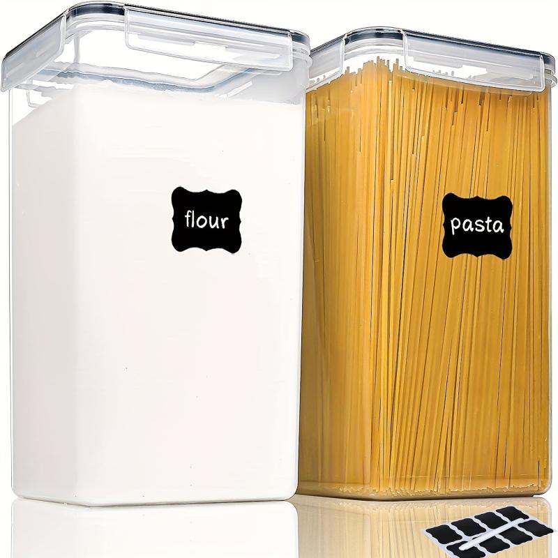 2 Pcs XL Tall Airtight Food Storage Containers 5 9qt 6 5L Plastic BPA Free